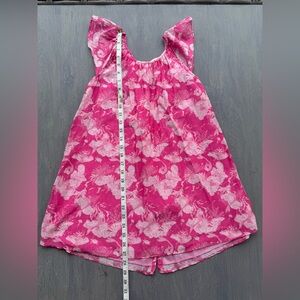 LoveShackFancy Fuchsia and White Floral girls dress